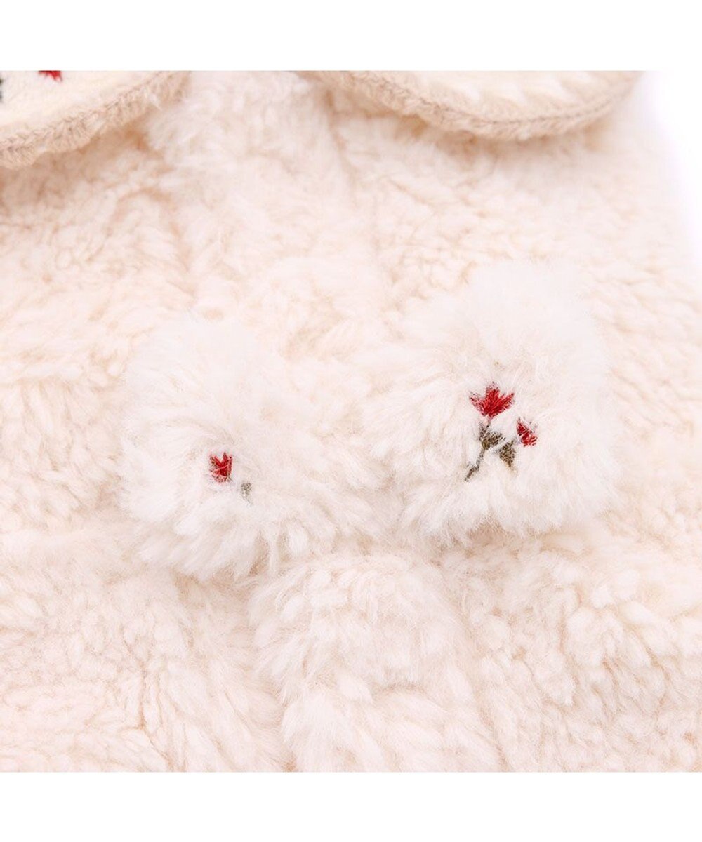 PET PARADISE ペットパラダイス お花刺繍 ボアベスト  小型犬 