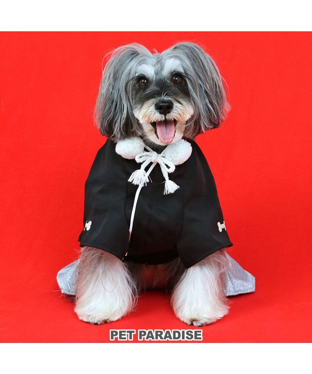 PET PARADISE ペットパラダイス 紋付袴 《シルバー》 小型犬 