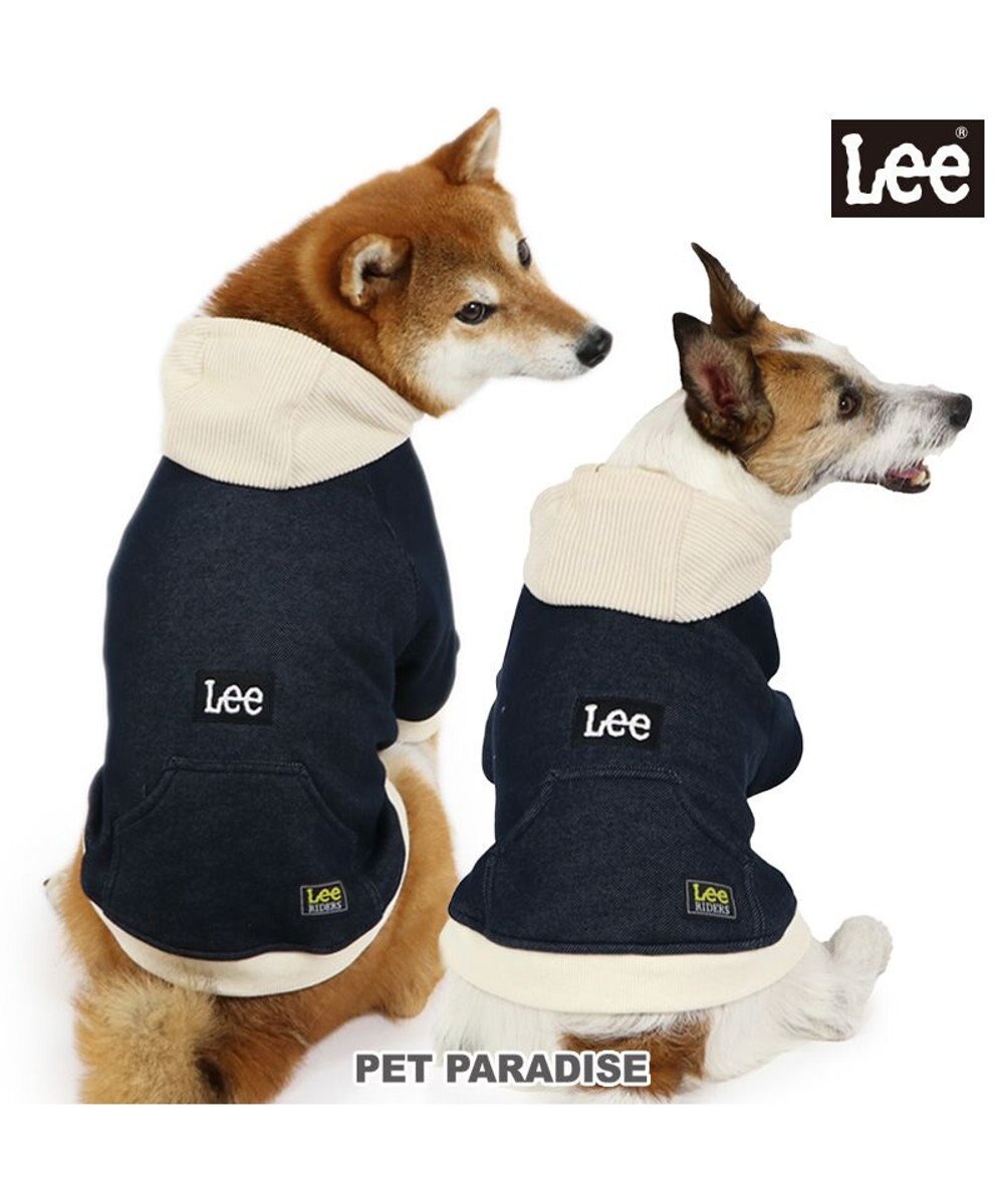 PET PARADISE Ｌｅｅ ニット デニム パーカー 小型犬 
