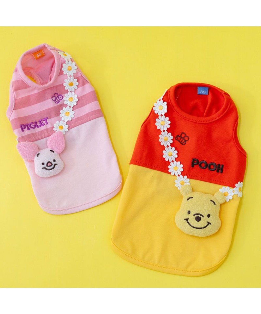 PET PARADISE ディズニー ピグレット タンクトップ 《お花ストラップ》 小型犬 