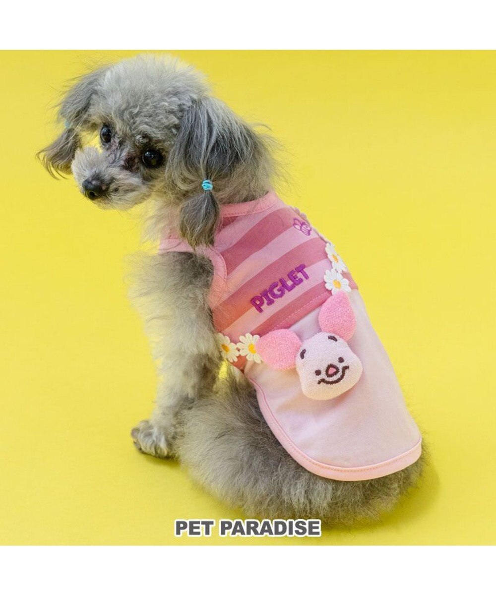 PET PARADISE ディズニー ピグレット タンクトップ 《お花ストラップ》 小型犬 