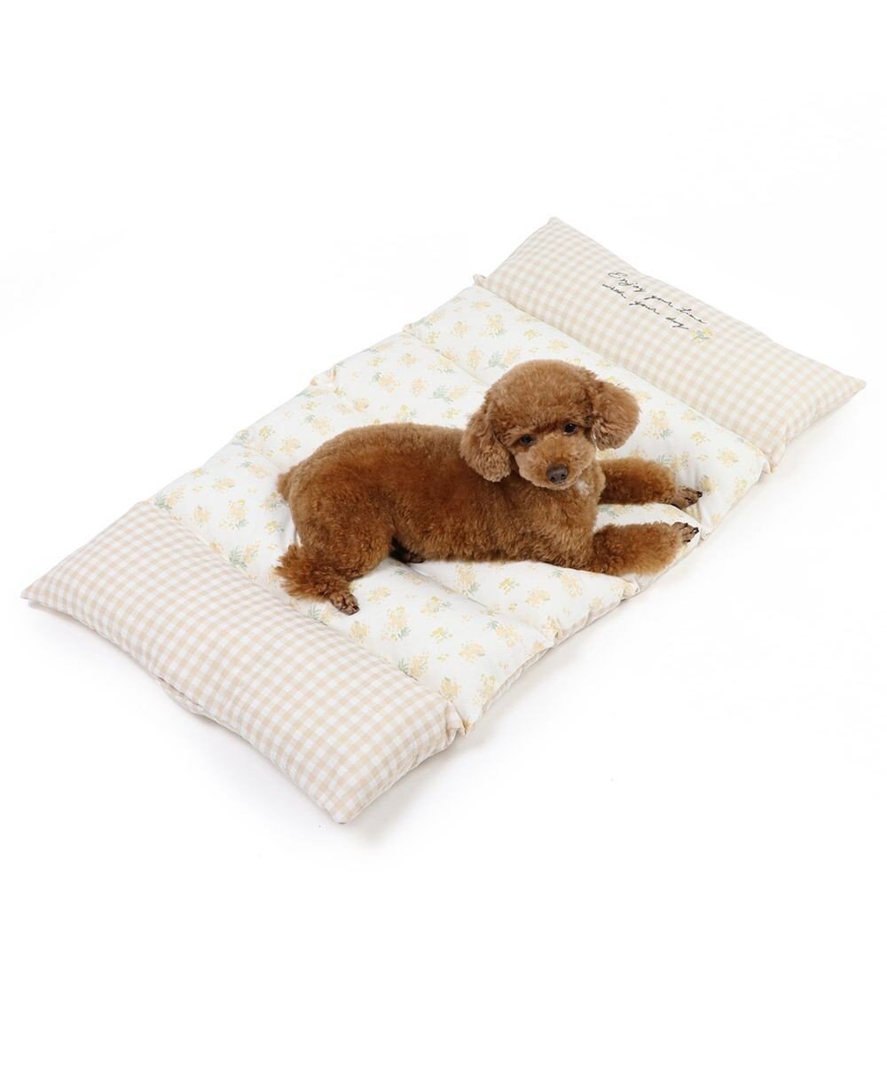 PET PARADISE ペットパラダイス ごろ寝マット 《ミモザ柄》 小型犬 
