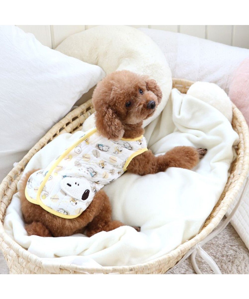 PET PARADISE スヌーピー  ふわりとキルト ベスト 《仲良し柄》 超小型犬 小型犬 