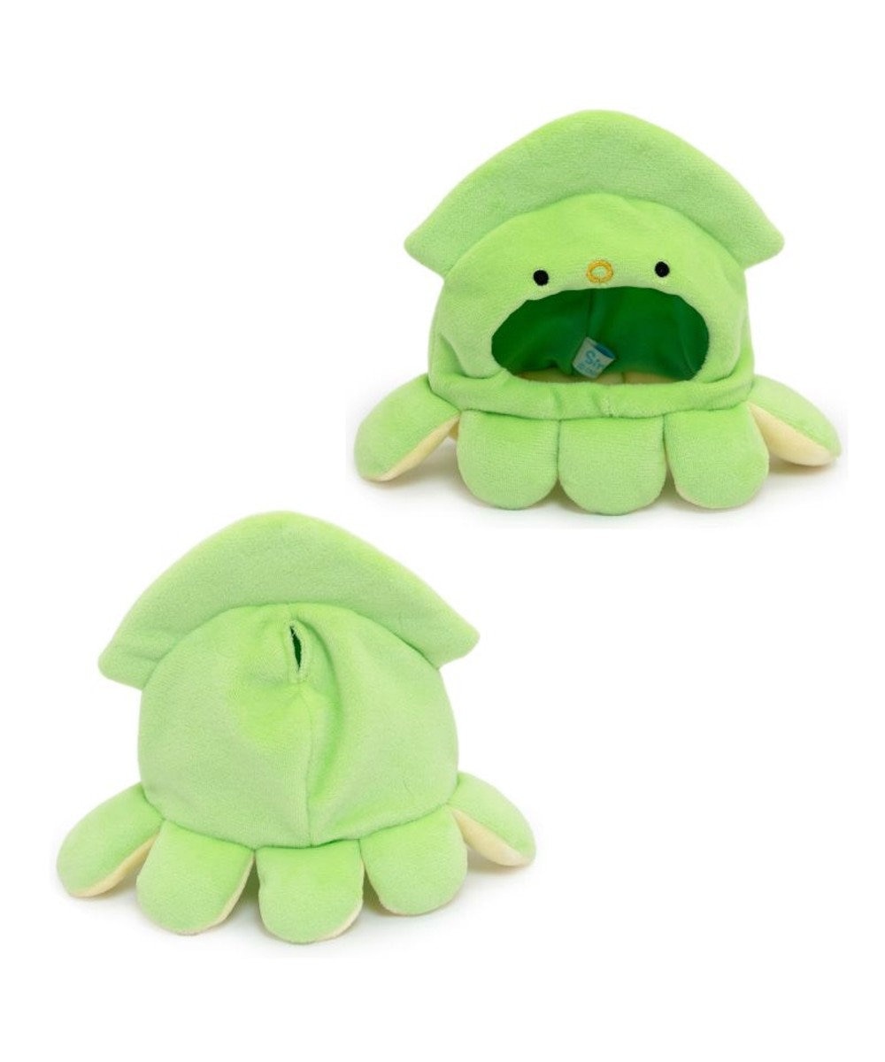 Mother garden しろたん ついてきちゃうしろたん マスコット用 着せ替え服 イカ頭巾 《緑》 単品 