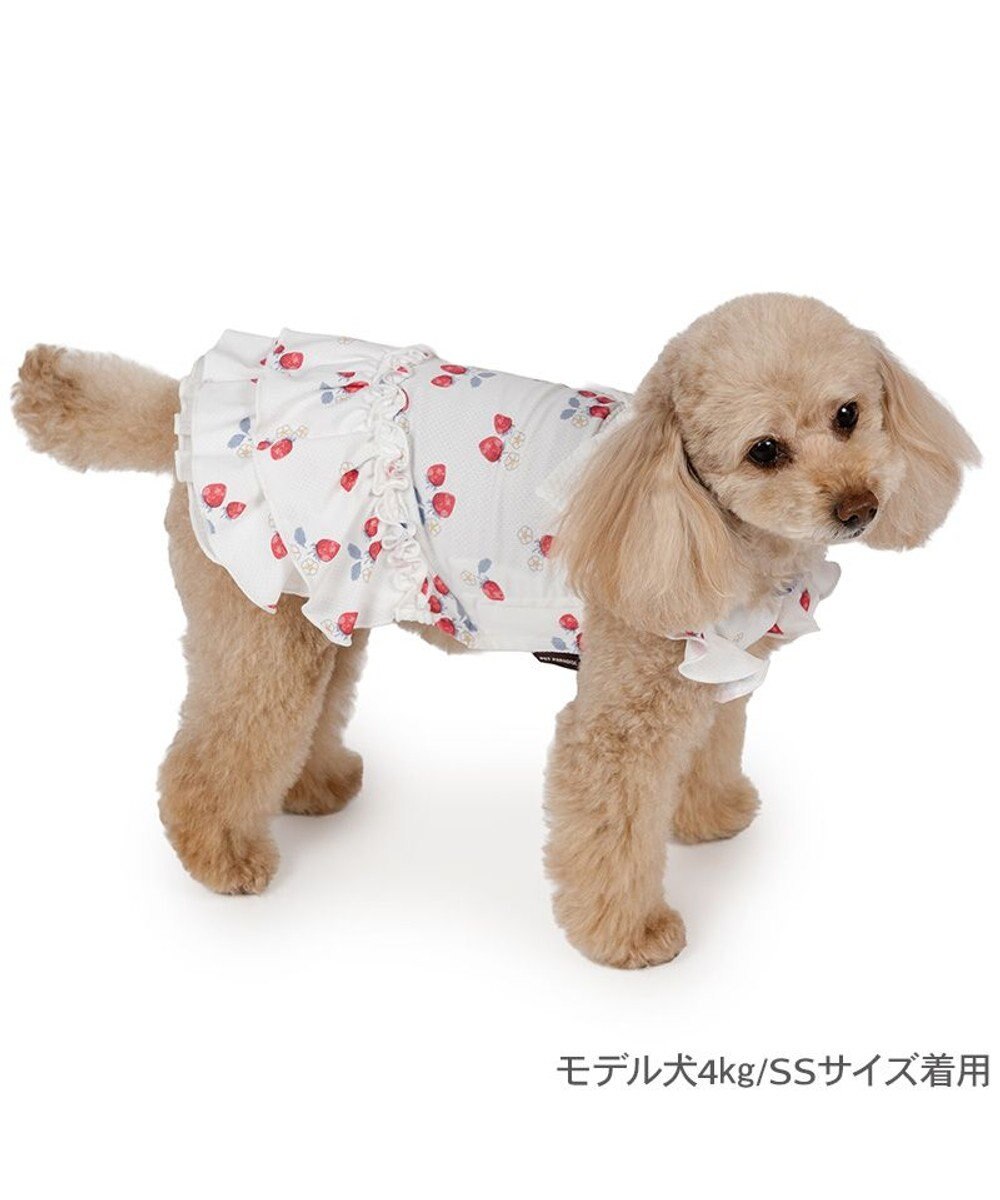 PET PARADISE ペットパラダイス 接触冷感 ワンピース 《苺柄》 小型犬 