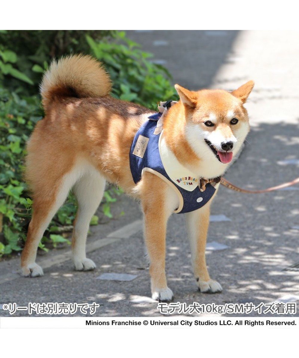 PET PARADISE ミニオン ティム ベストハーネス デニム ＳＭ 中型犬 