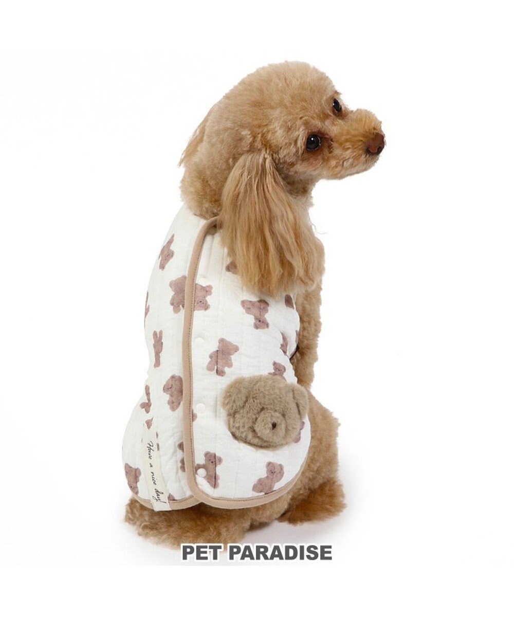 PET PARADISE ペットパラダイス ふわりとキルト ベスト くま柄 小型犬 