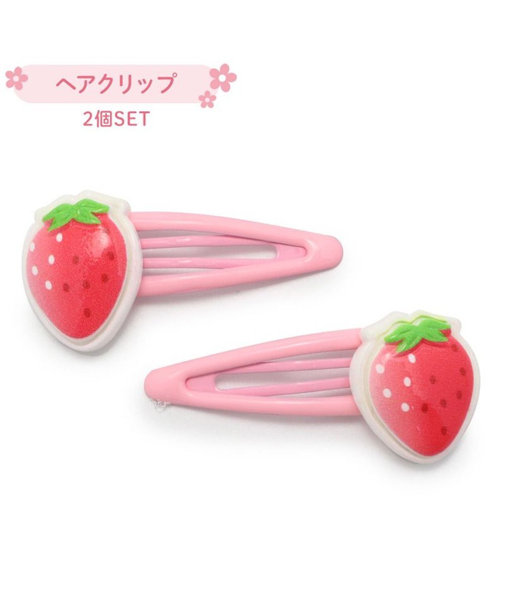 Mother garden マザーガーデン 野いちご ヘアクリップ 2個セット 