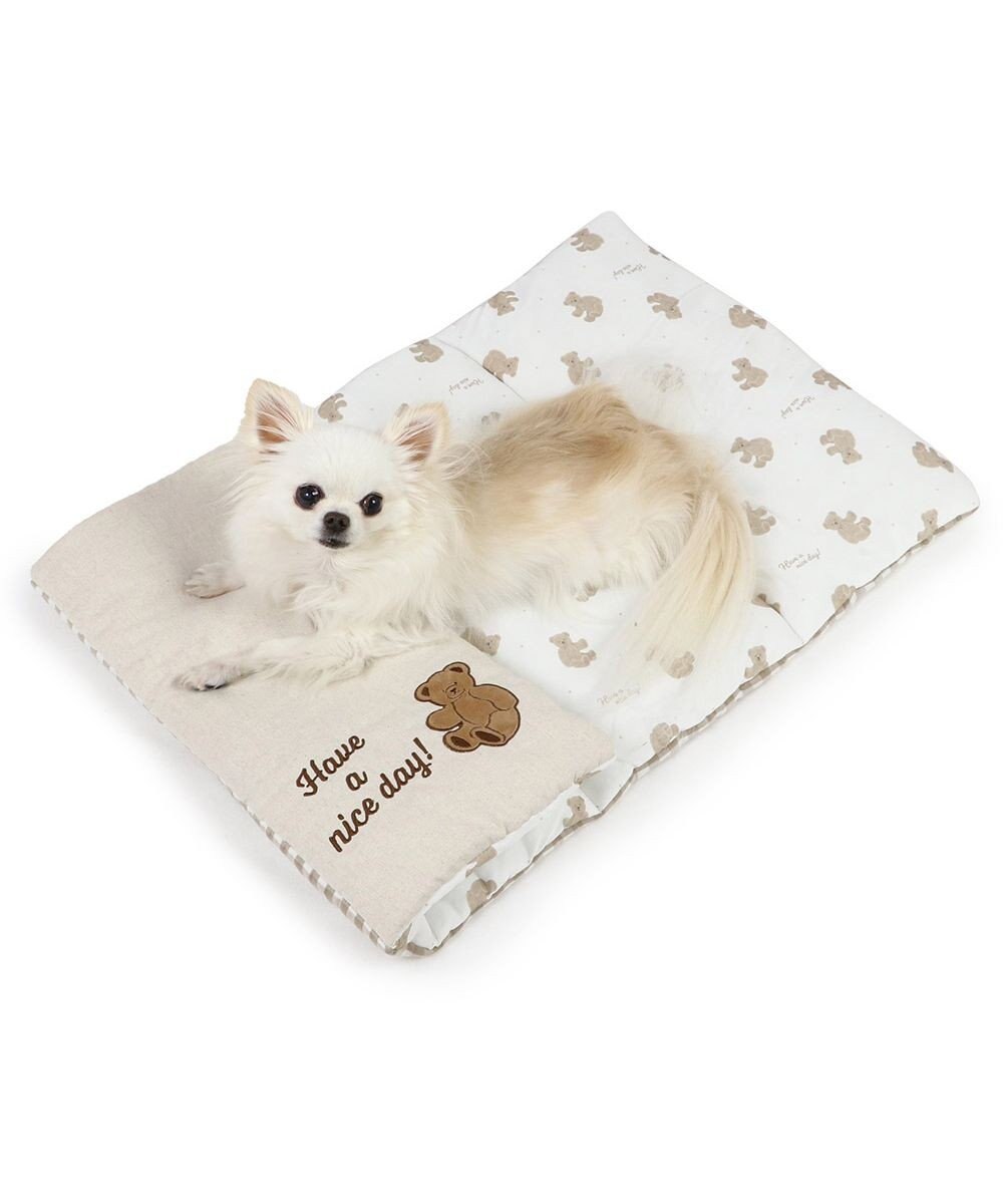 PET PARADISE ペットパラダイス クールロールマット 《くまちゃん 水玉柄》 小型犬 