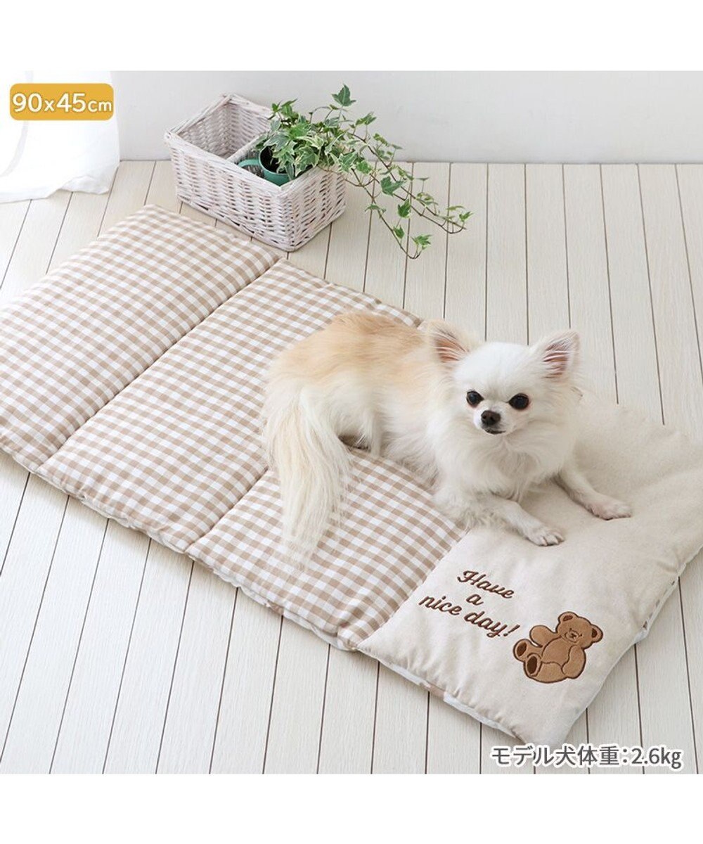 PET PARADISE ペットパラダイス クールロールマット 《くまちゃん 水玉柄》 小型犬 