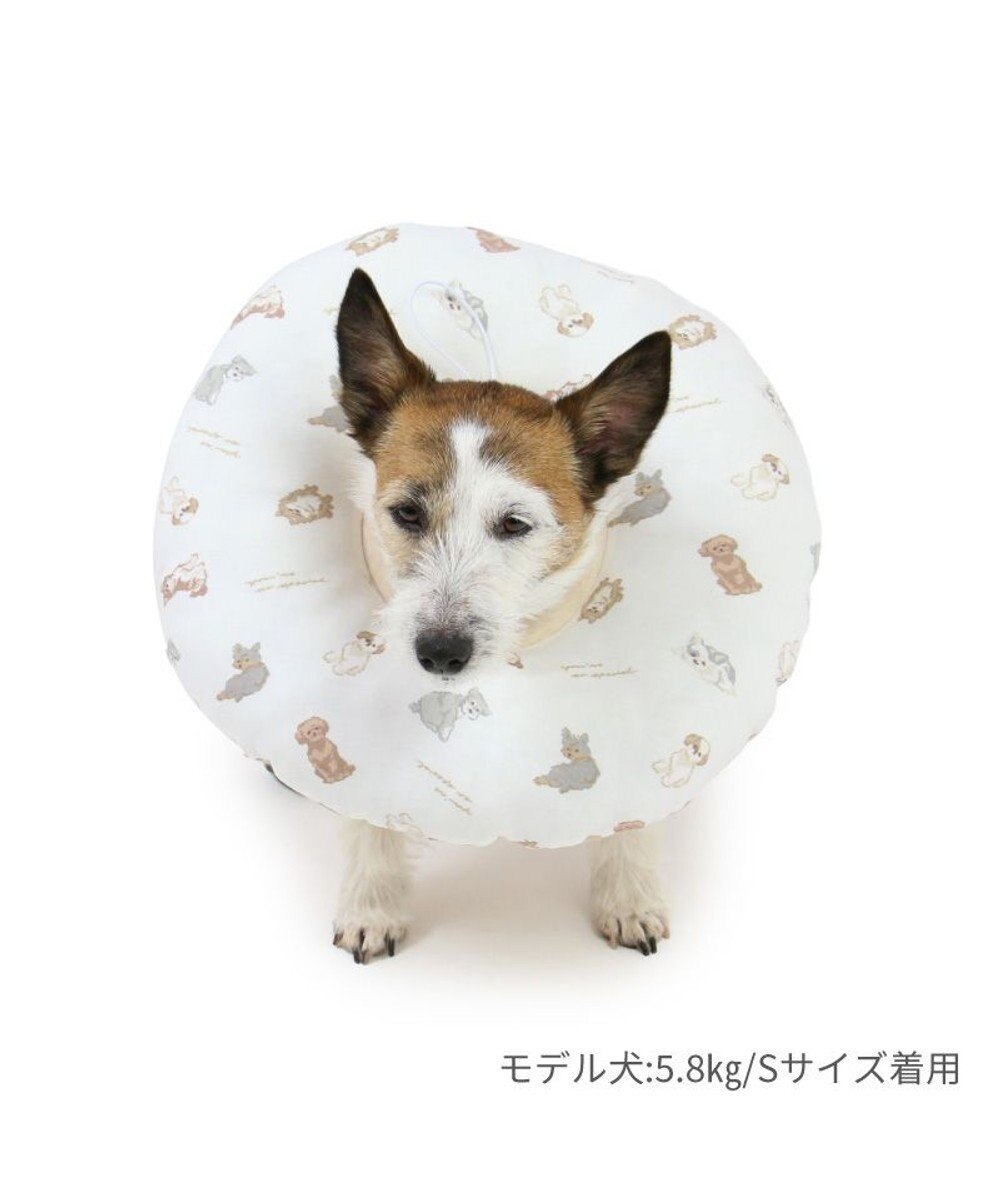PET PARADISE ペットパラダイス makokoro エリザベスカラー 《わんちゃん柄》   Ｓ 小型犬 