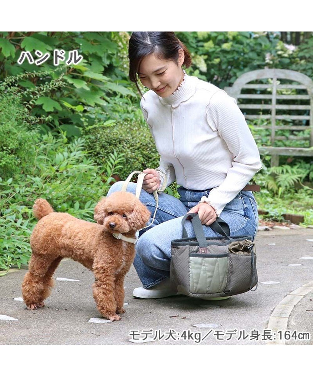 PET PARADISE ペットパラダイス ２Way お散歩 バッグ 《カーキ》 