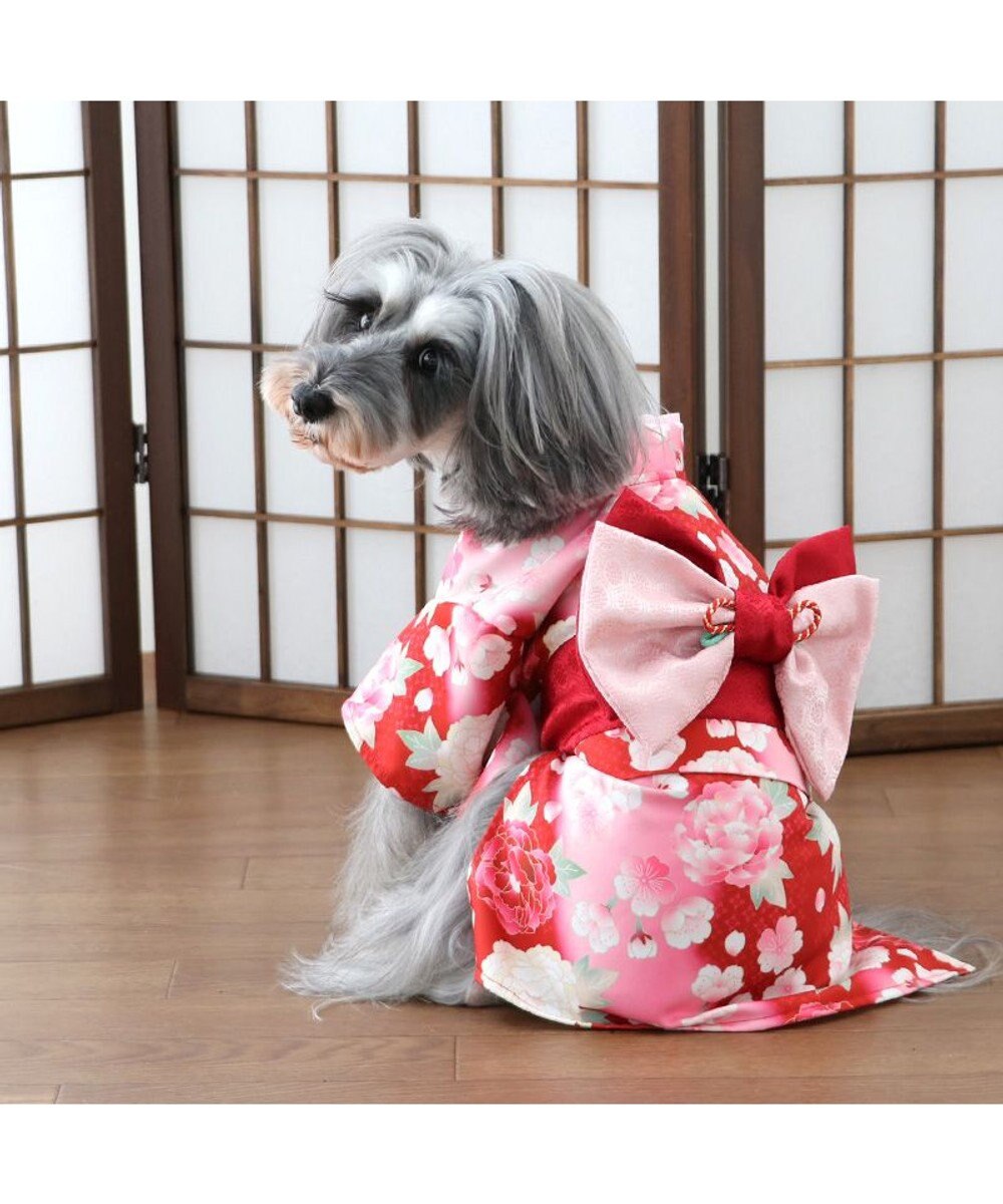 PET PARADISE ペットパラダイス 着物 《 牡丹桜柄 》 小型犬 