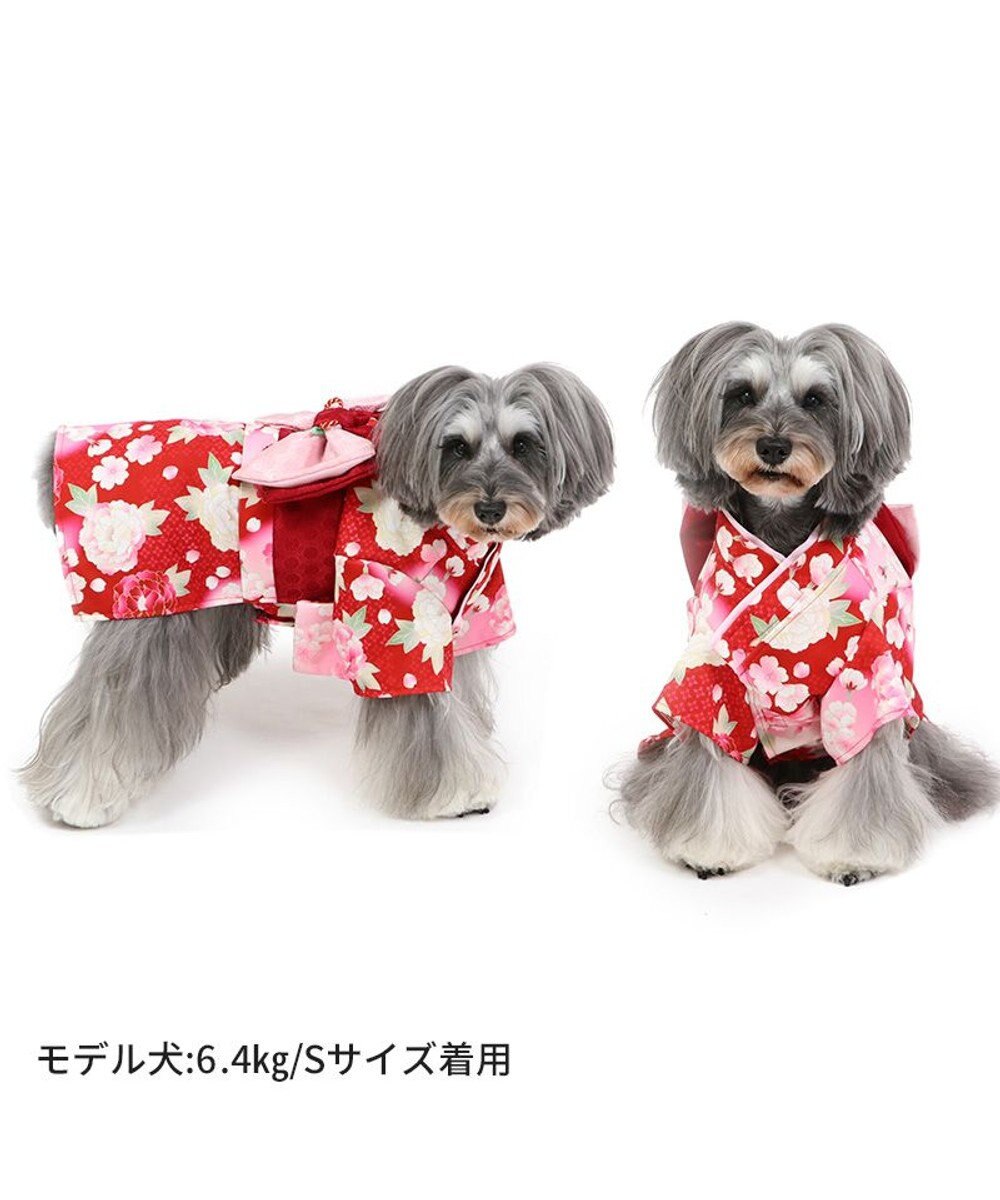 PET PARADISE ペットパラダイス 着物 《 牡丹桜柄 》 小型犬 
