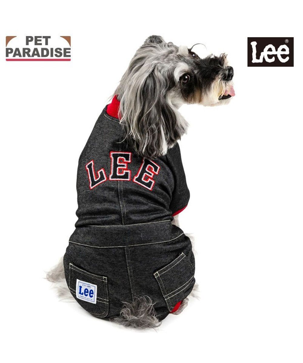 PET PARADISE Lee レッドリブ ロンパース 小型犬 