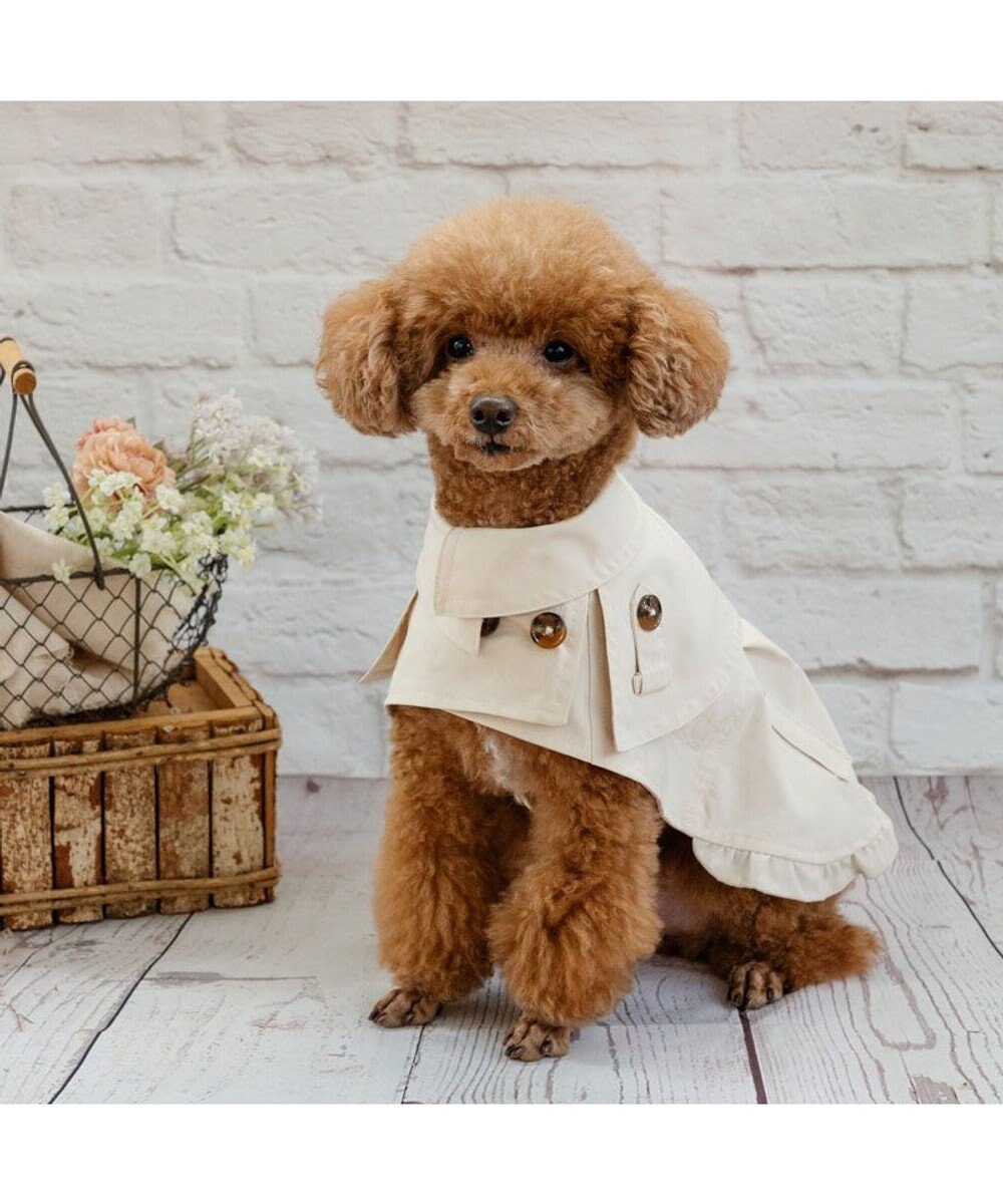 PET PARADISE ペットパラダイス トレンチポンチョ 小型犬 