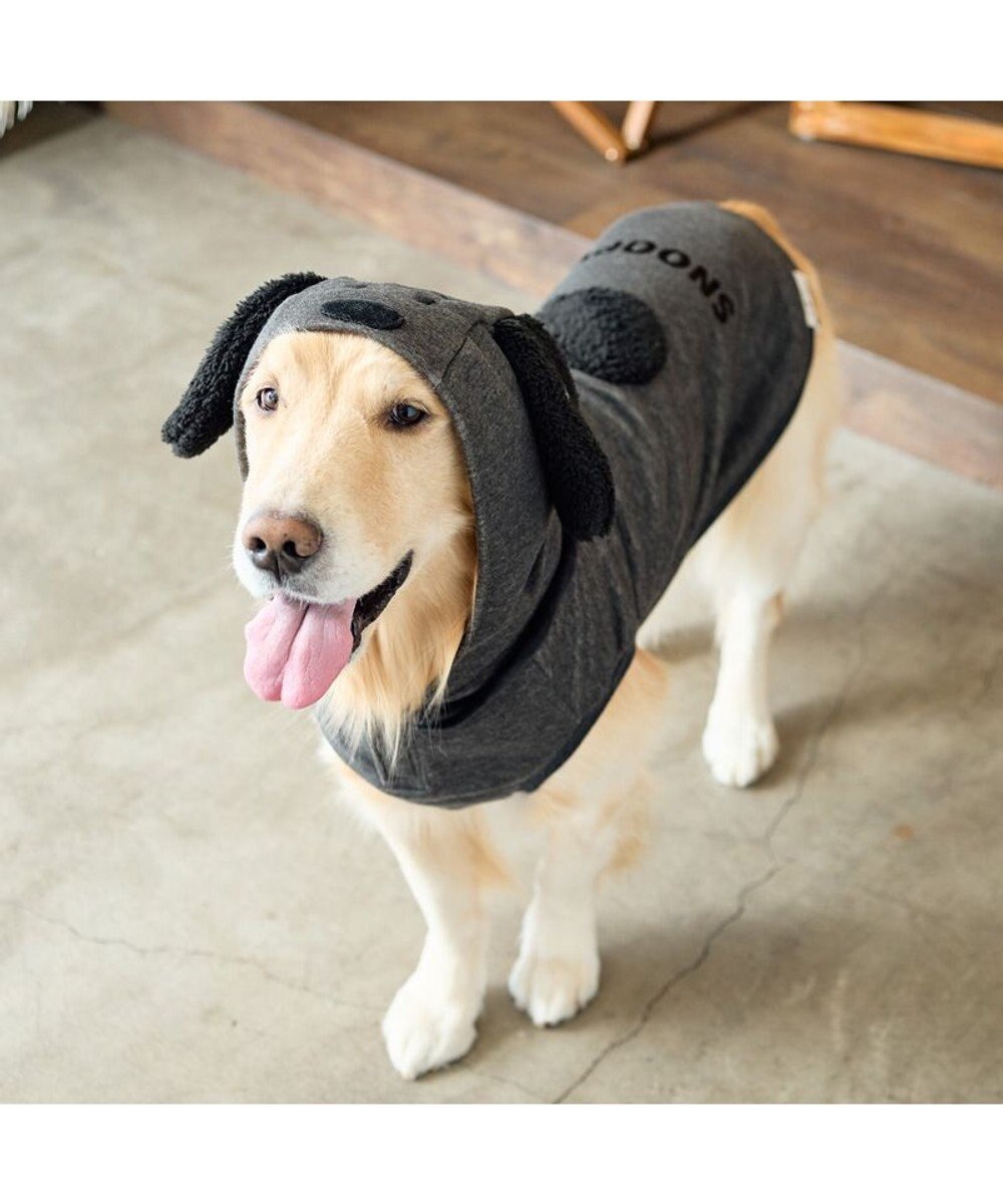 PET PARADISE スヌーピー 50s スヌーピーパーカー 《ブラック》 中型犬 大型犬 