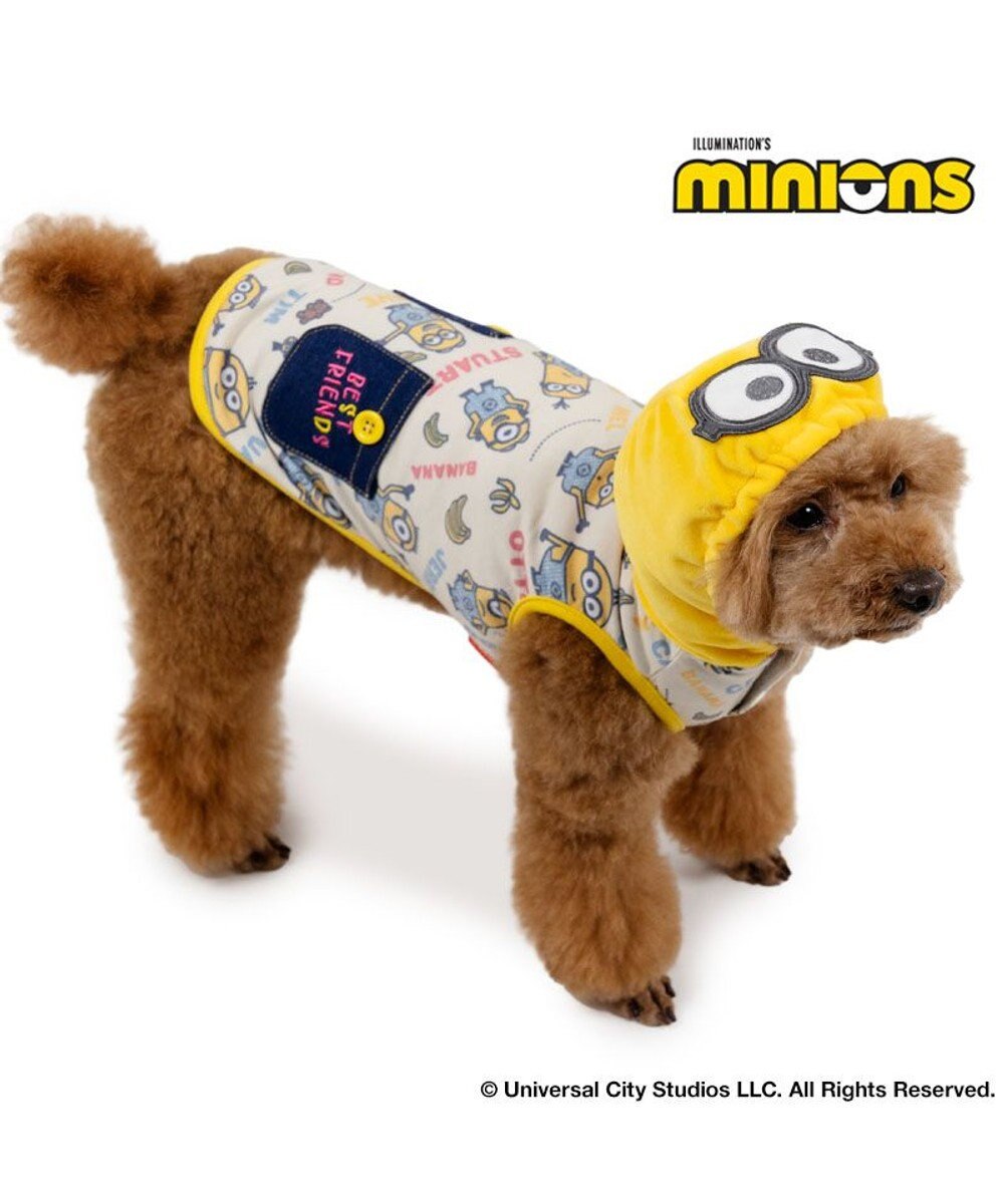PET PARADISE ミニオン ボブ  フード付き タンクトップ 小型犬 