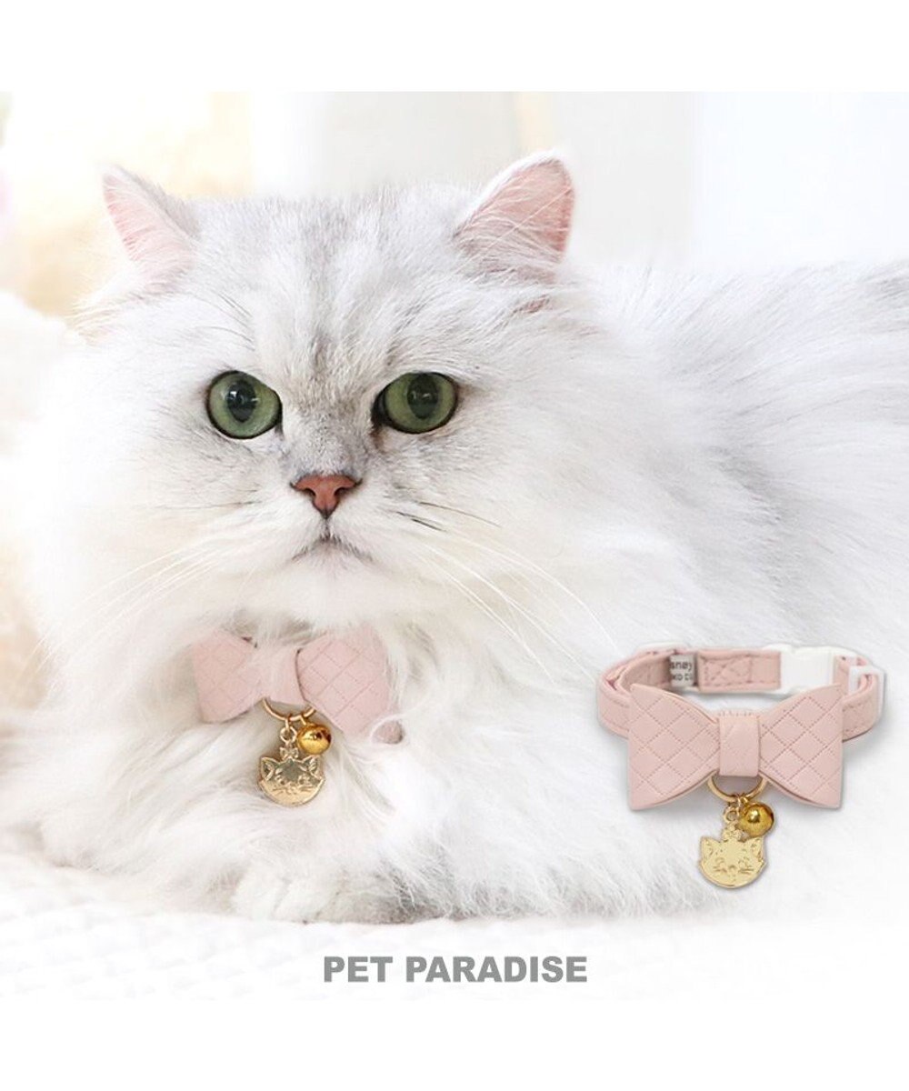 PET PARADISE ディズニー マリー リボン 猫 首輪 《小 / 中》 