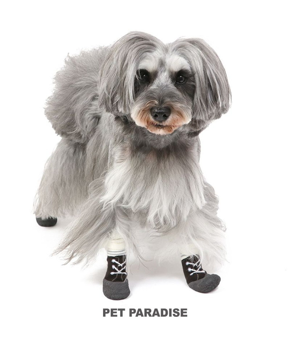 PET PARADISE 犬 靴 靴下 フィットシューズ 【Ｓ】 グリーン ブラウン 
