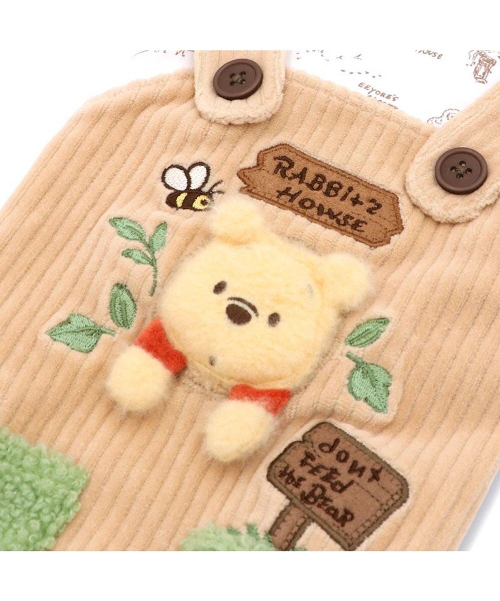 PET PARADISE ディズニー くまのプーさん すっぽり オーバーオール 小型犬 