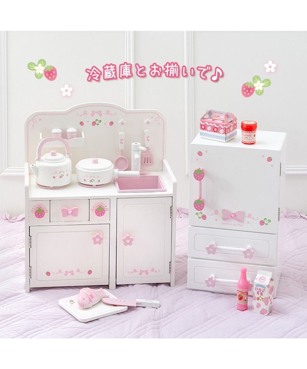 Mother garden マザーガーデン  スウィートストロベリーキッチン 《キッチンツール 9点付き》 