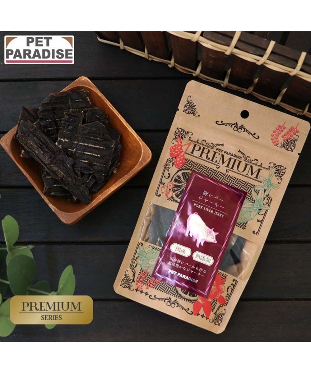 PET PARADISE プレミアム 国産 豚レバージャーキー 40g 