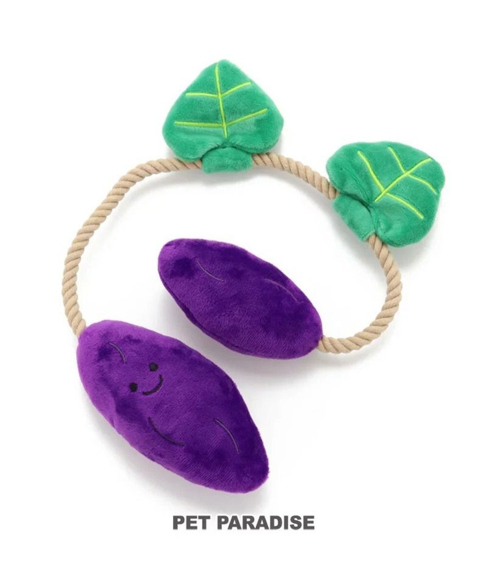 PET PARADISE 犬用品 ペットグッズ 犬 おもちゃ ペットパラダイス 犬 おもちゃ ロープ つる付き さつまいも| おうちで遊ぼう おうち時間 犬 おもちゃ オモチャ ペットのペットトイ 玩具 TOY 小型犬 おもちゃ かわいい おもしろ インスタ映え 