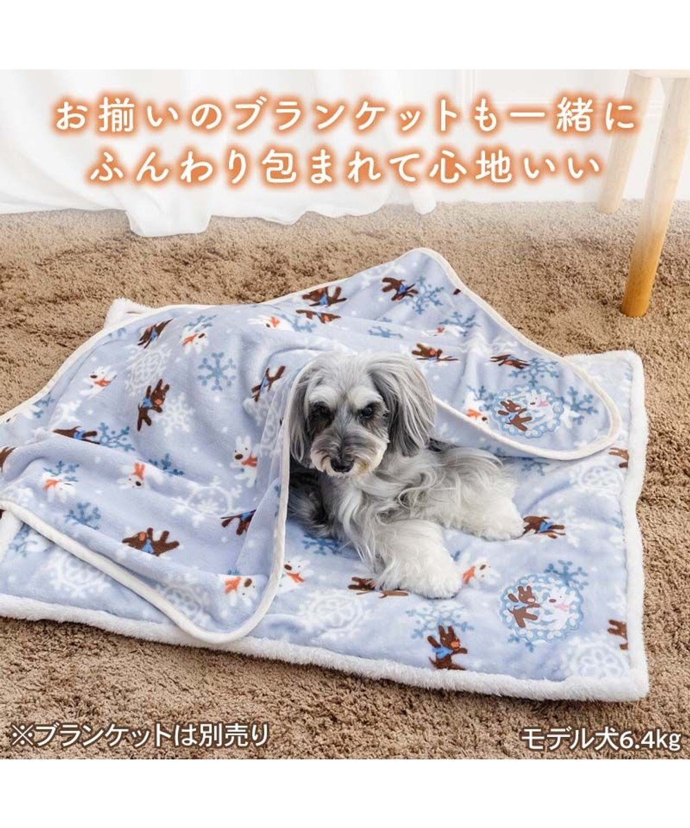 PET PARADISE リサとガスパール 遠赤外線 ボアマット 《雪編み柄》 