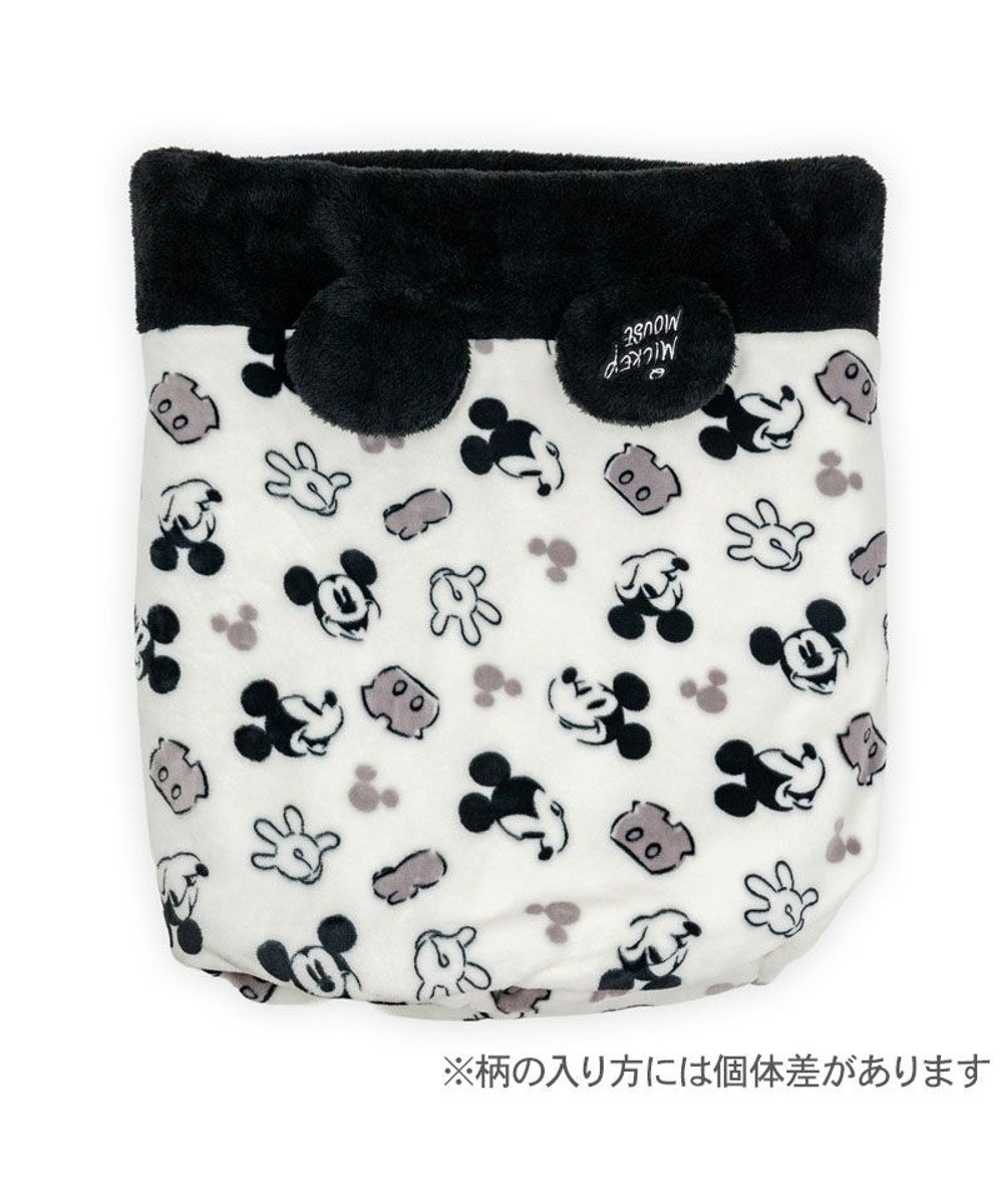 PET PARADISE ディズニー ミッキーマウス 白黒 筒型寝袋 Ｍ 