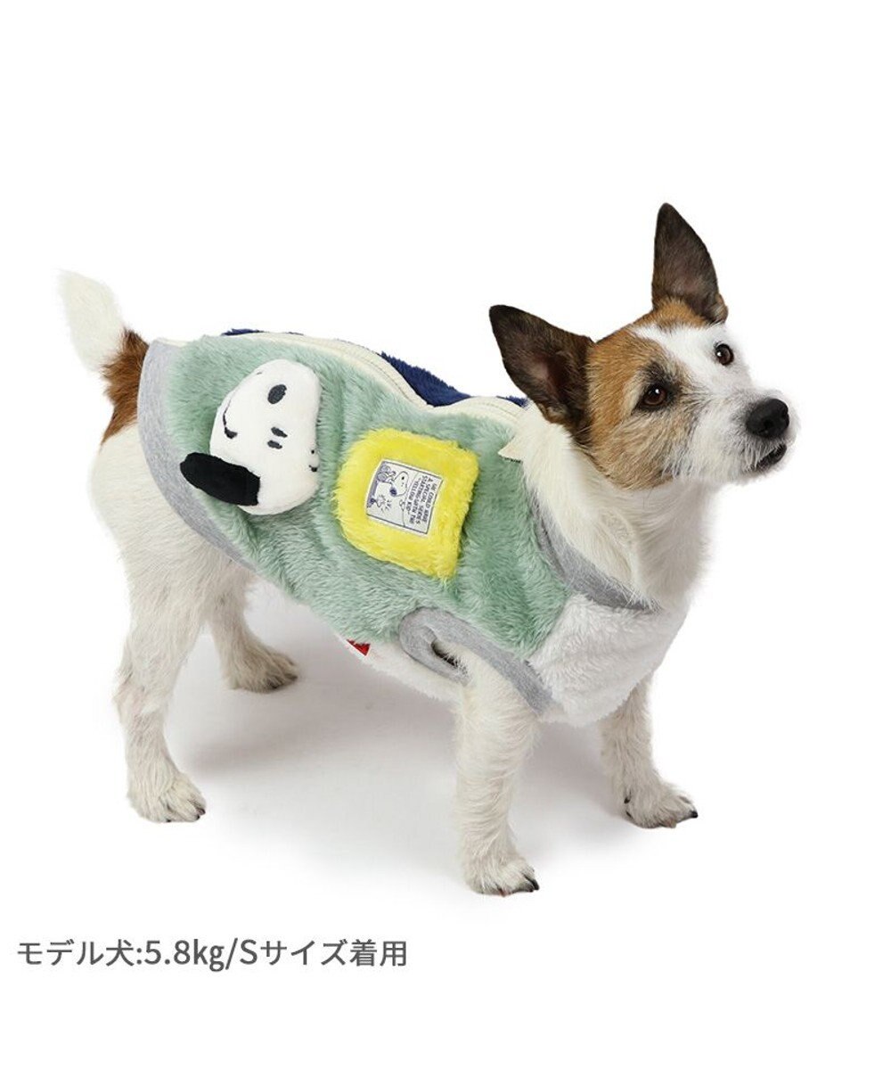PET PARADISE スヌーピー 背中開きジップ ベスト 《マスコット》 小型犬 