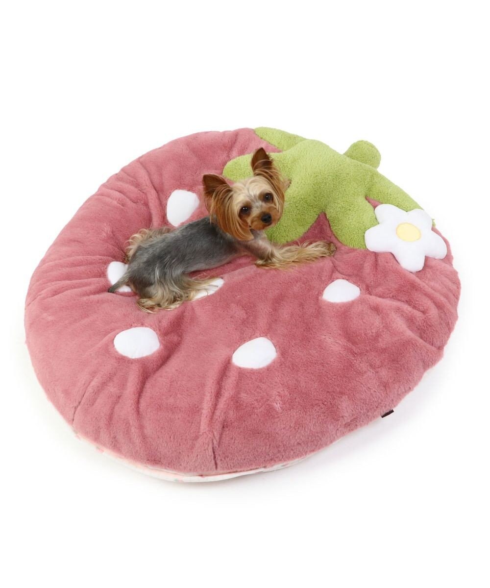 PET PARADISE ネット店限定 ペットパラダイス くすみ苺 クッション L 