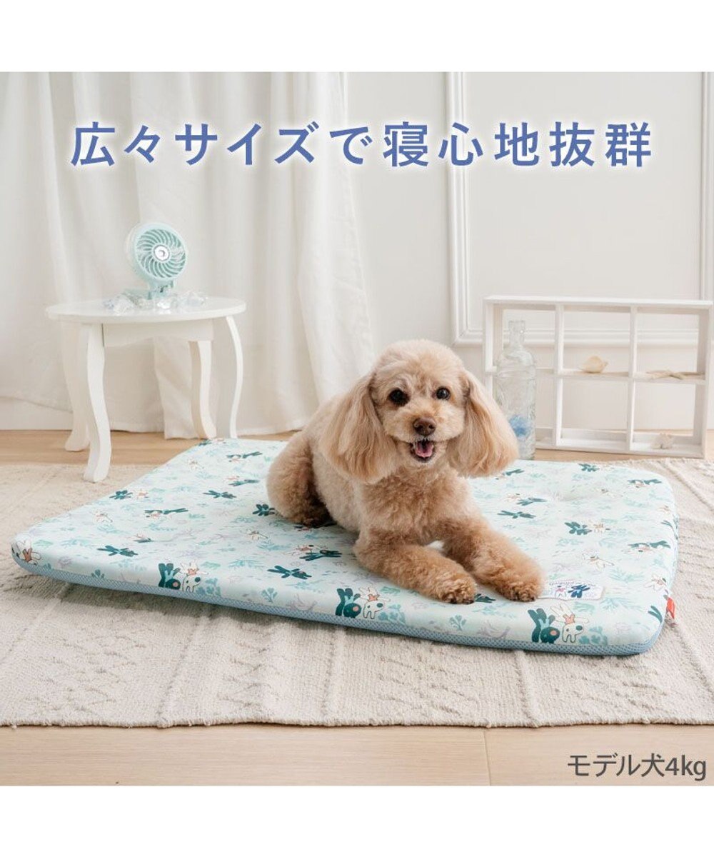 PET PARADISE リサとガスパール もちっと クール マット Ｍ 《海草柄》 