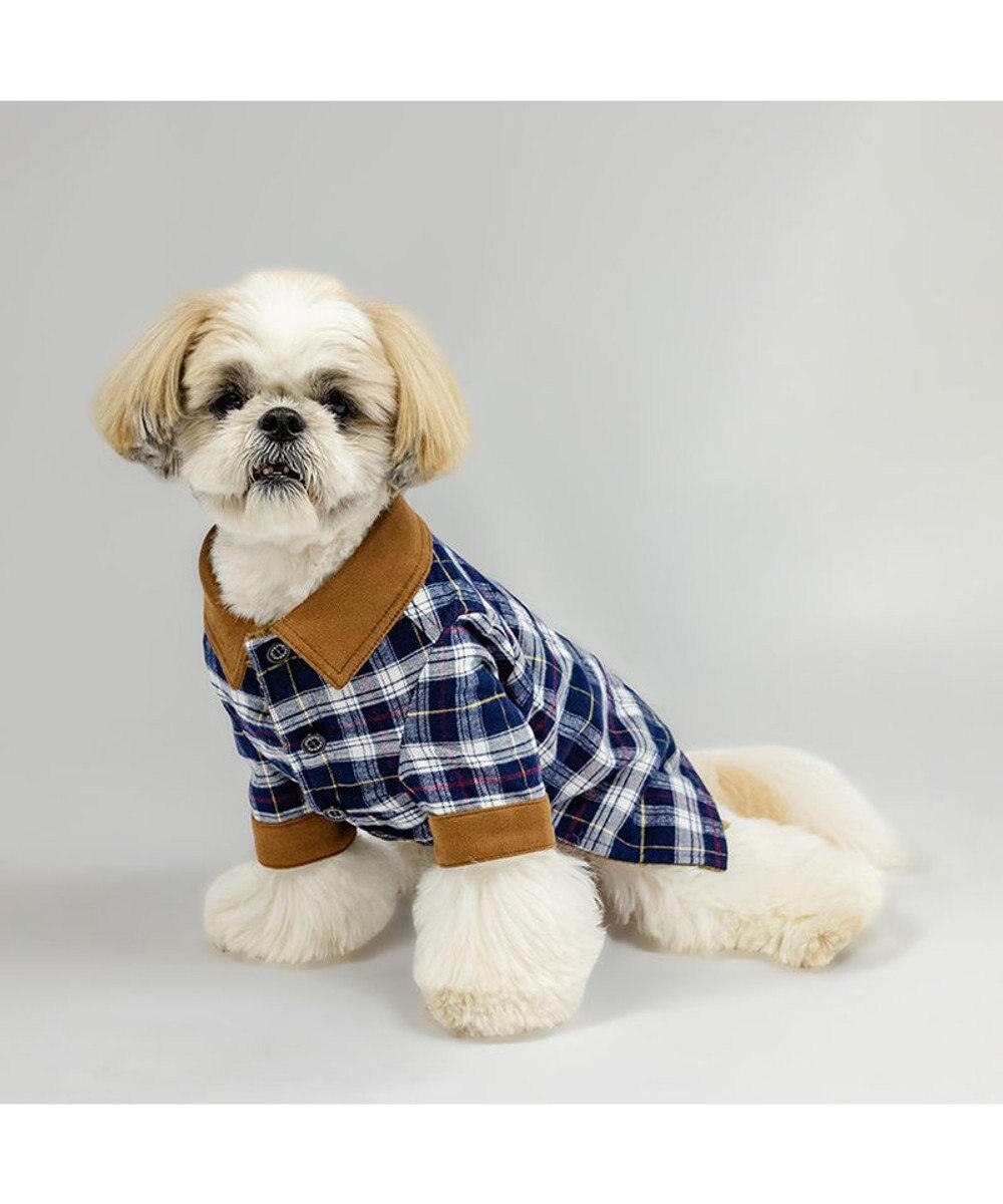 PET PARADISE J.PRESS チェックボア ジャケット 小型犬 