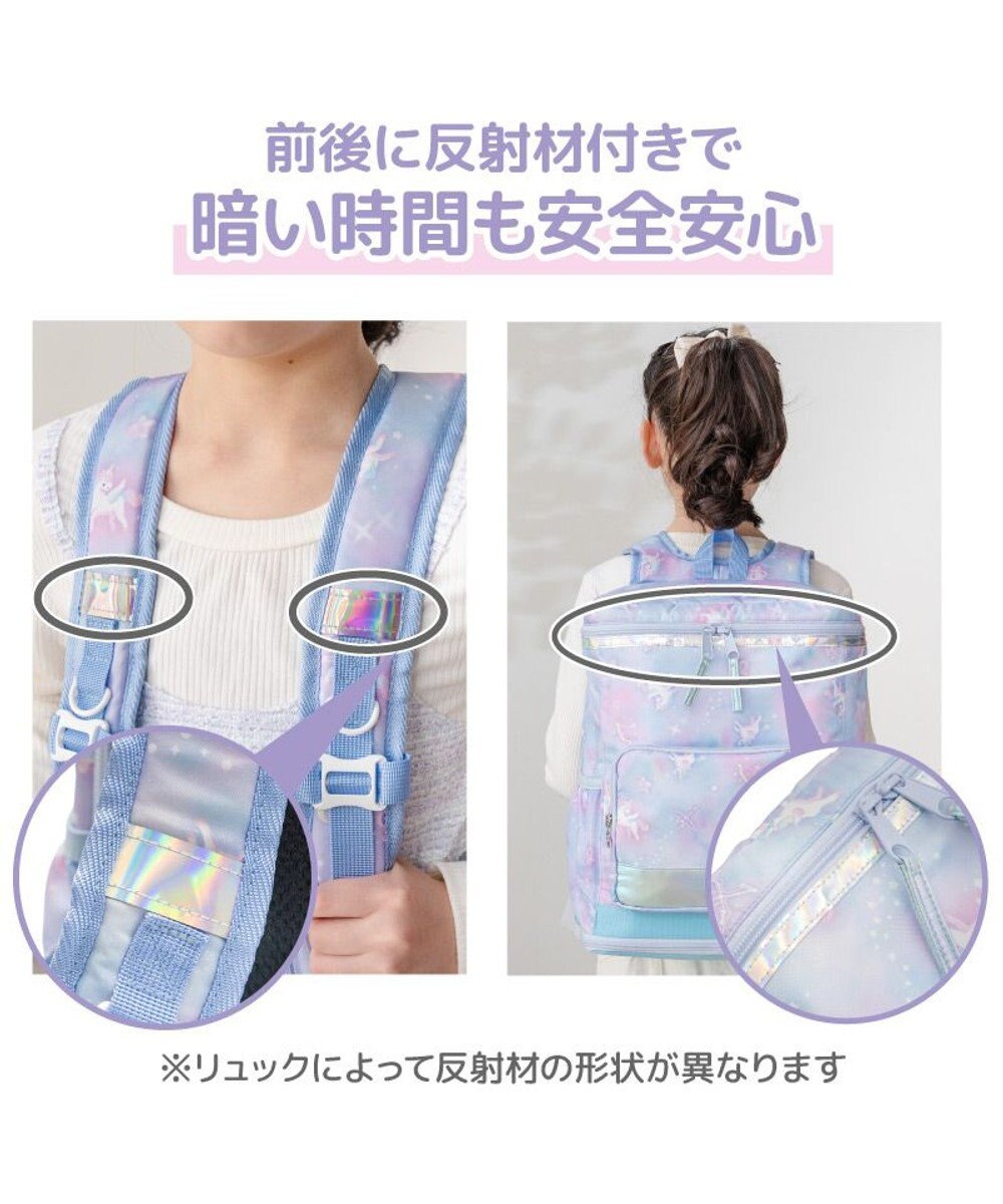 Mother garden マザーガーデン ユニコーン スクエアリュック 【Lサイズ】  《ミルキーウェイ水色》 