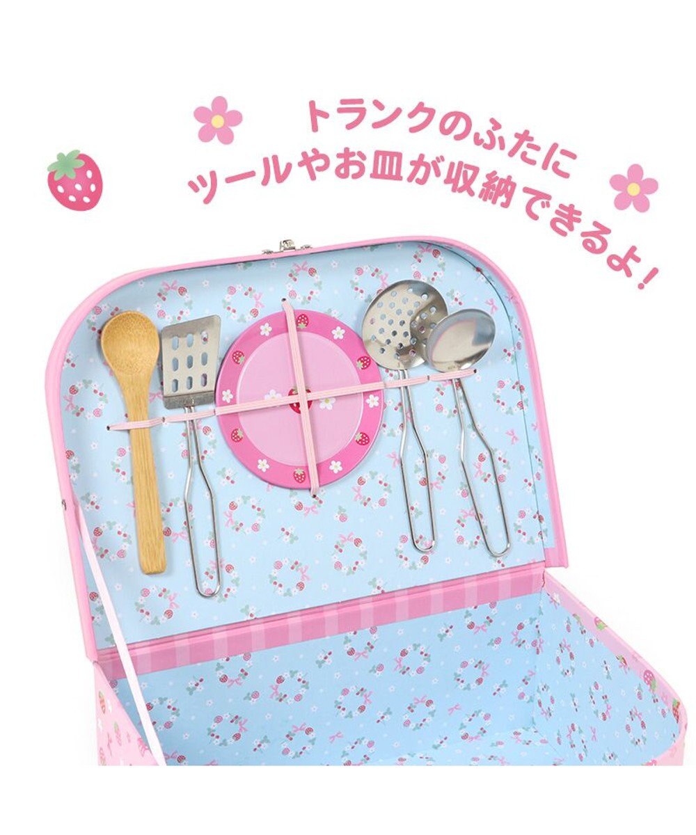 Mother garden マザーガーデン 野いちご クッキング トランクセット おままごとキッチンツールセット 