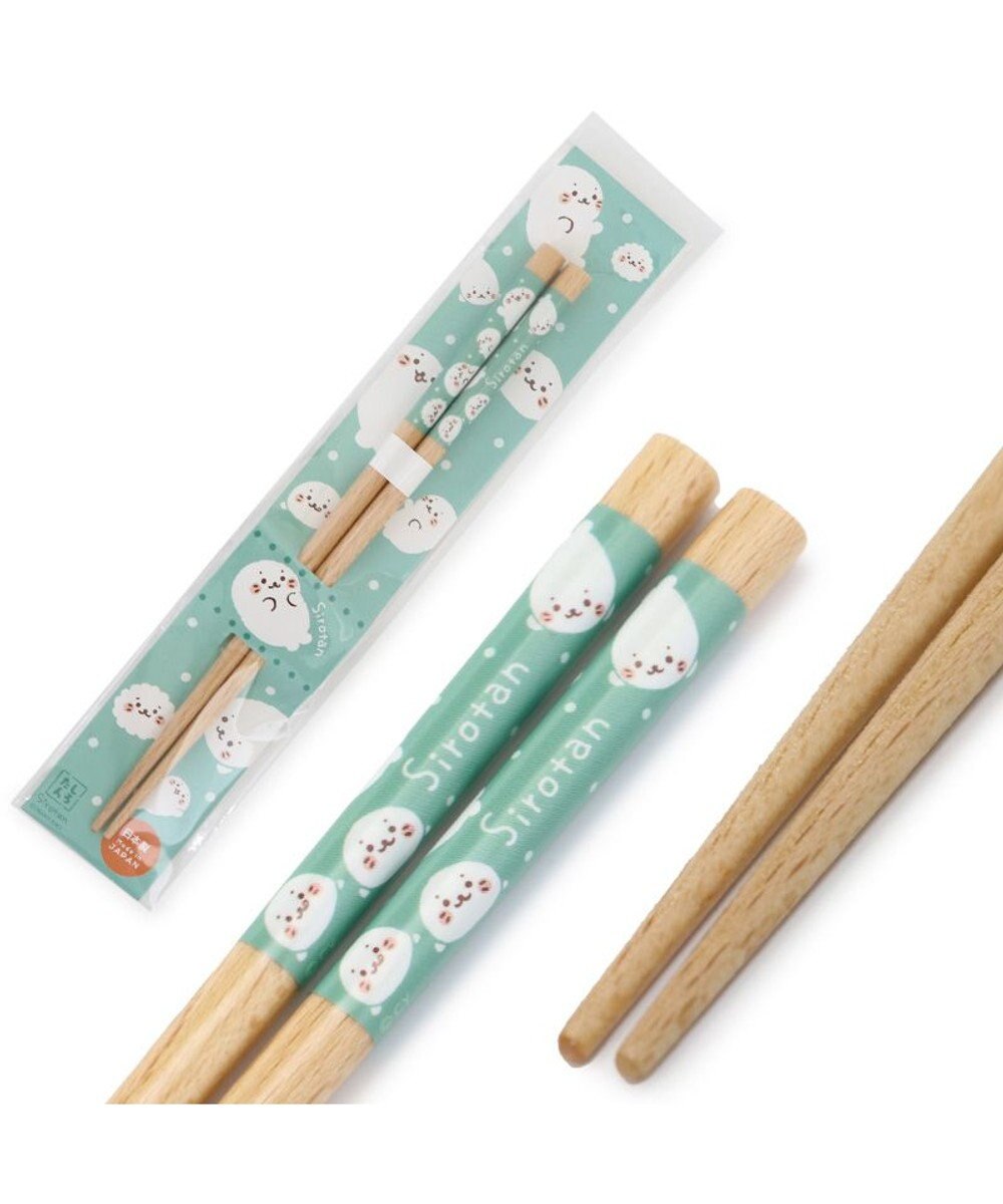 Mother garden しろたん 木製箸 21㎝《つみつみ柄》 