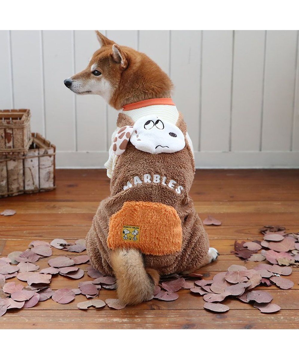 PET PARADISE スヌーピー ボア つなぎパンツ 《マーブルス》 中型犬 