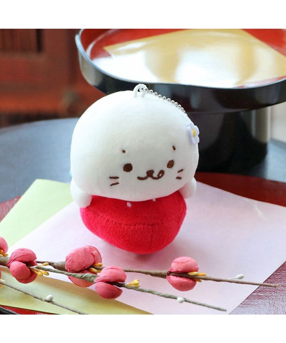Mother garden しろたん 和菓子キーホルダー 《いちご大福》 単品 