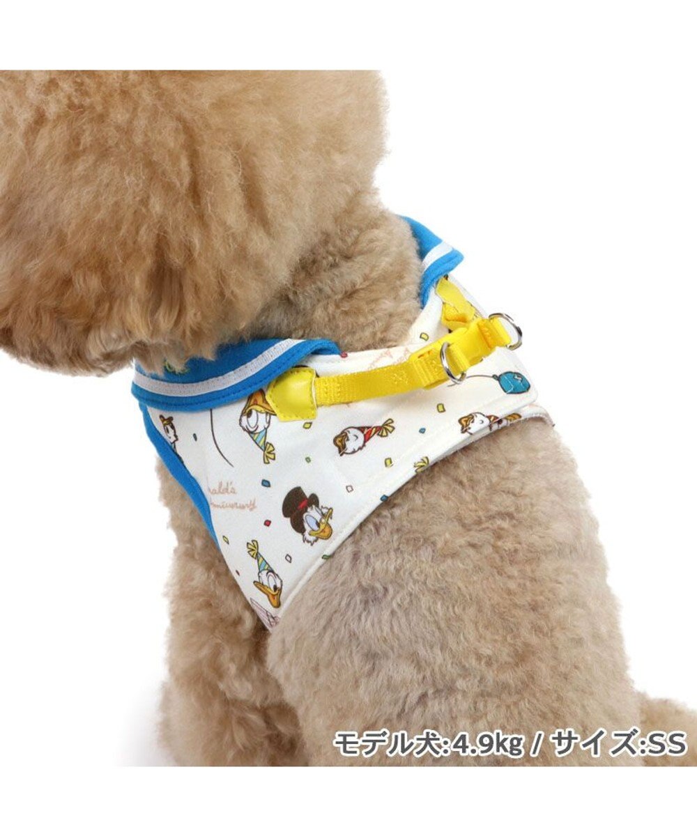 PET PARADISE ディズニー ドナルドダック 90周年 ベストハーネス Ｓ 《パーティー柄》 小型犬 