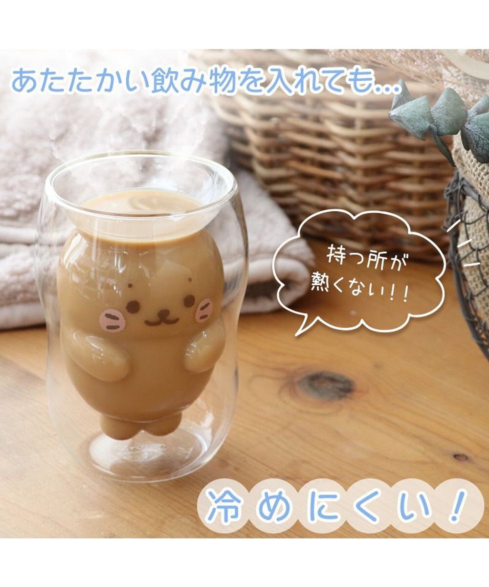 Mother garden しろたん ダブルウォールグラス 《ほっぺ》 
