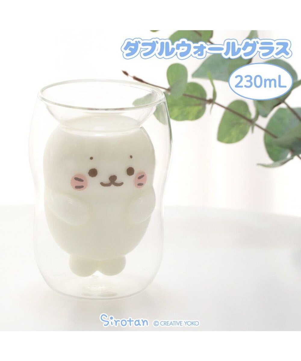 Mother garden しろたん ダブルウォールグラス 《ほっぺ》 