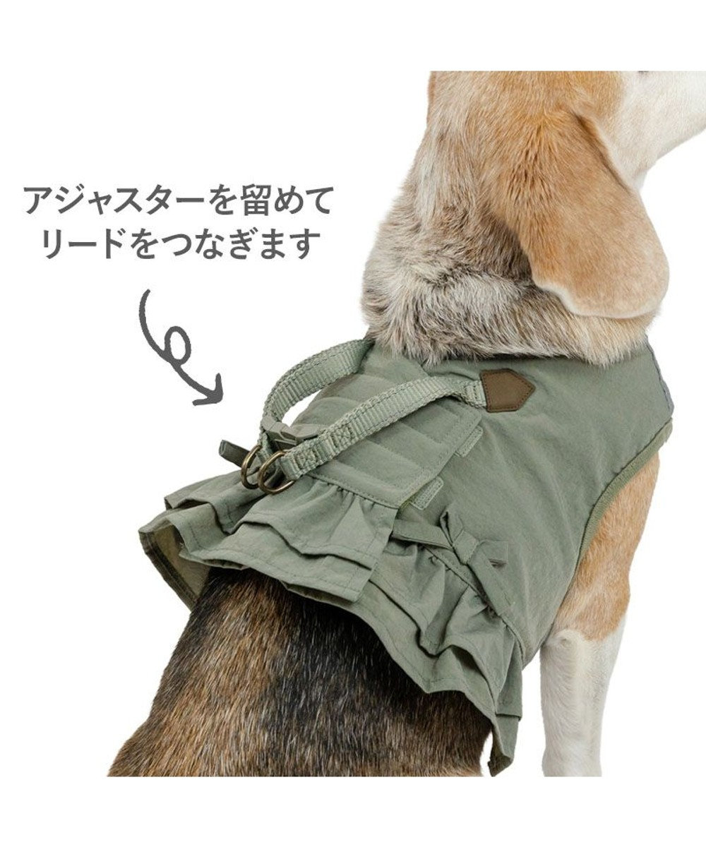 PET PARADISE ペットパラダイス ペタルオリーブ ベストハーネス Ｍ 大型犬 