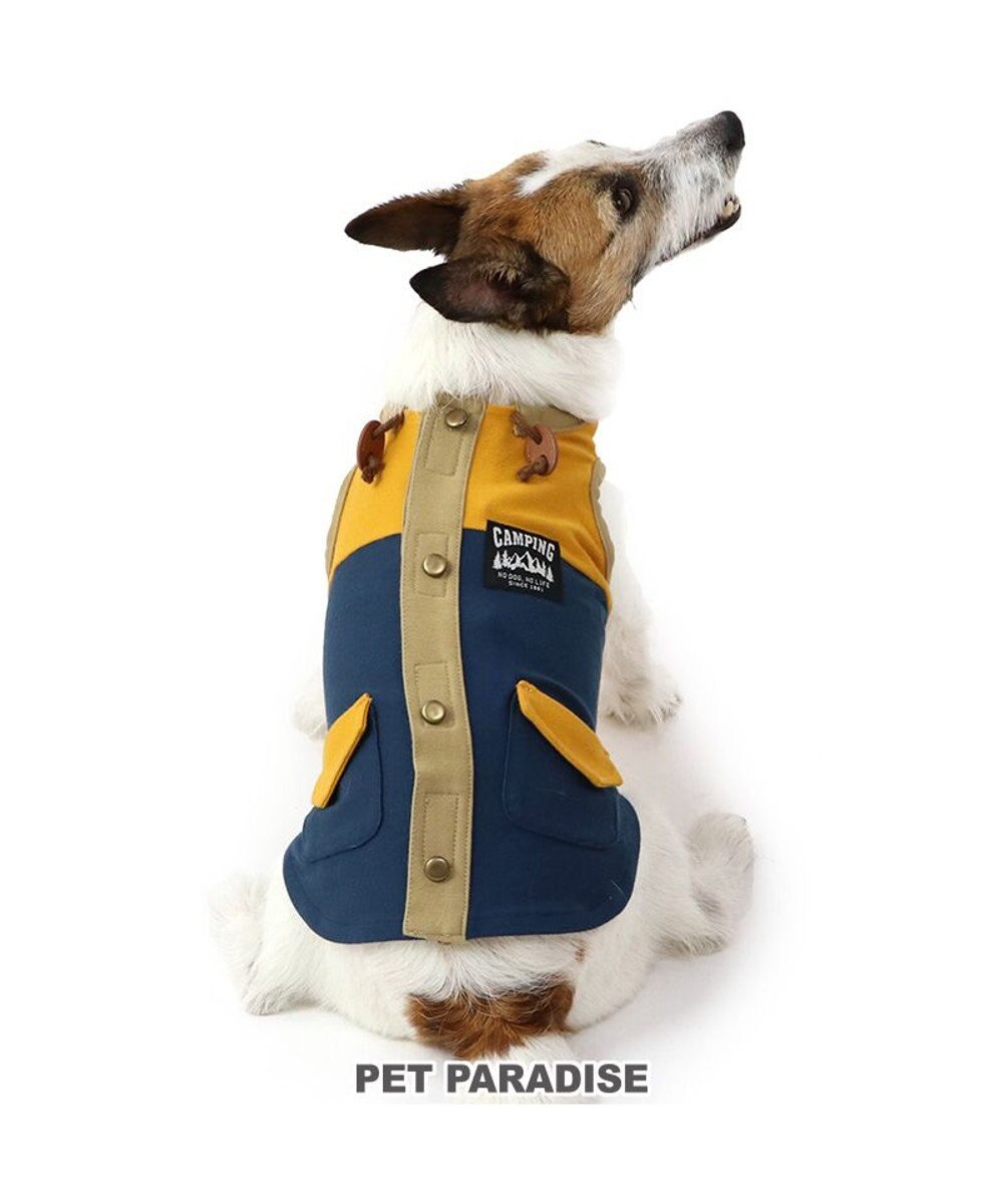 PET PARADISE ペットパラダイス 背中開きベスト ネイビー 【中型犬】 