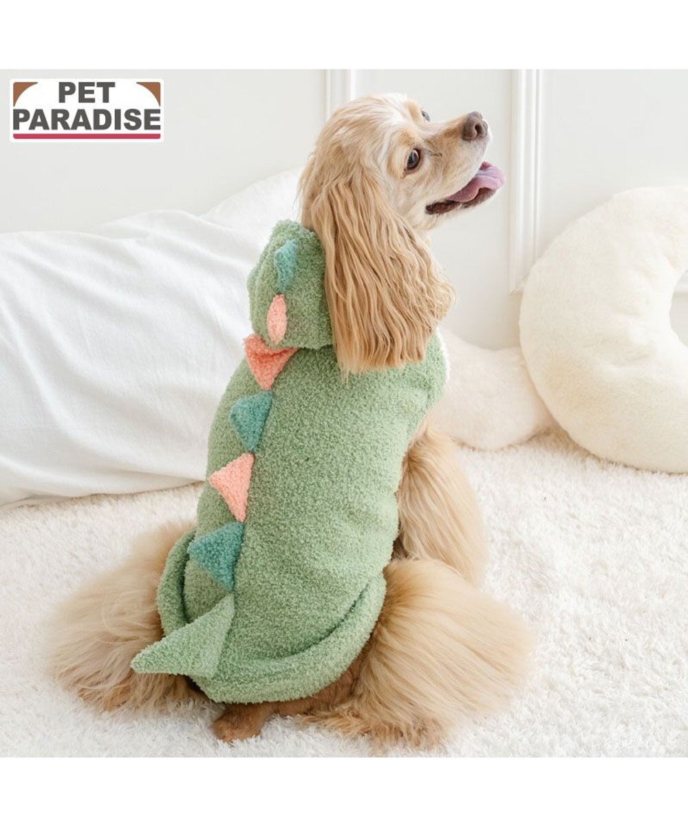 PET PARADISE ペットパラダイス なりきりパーカー 《ふにゃ恐竜》 中型犬 大型犬 