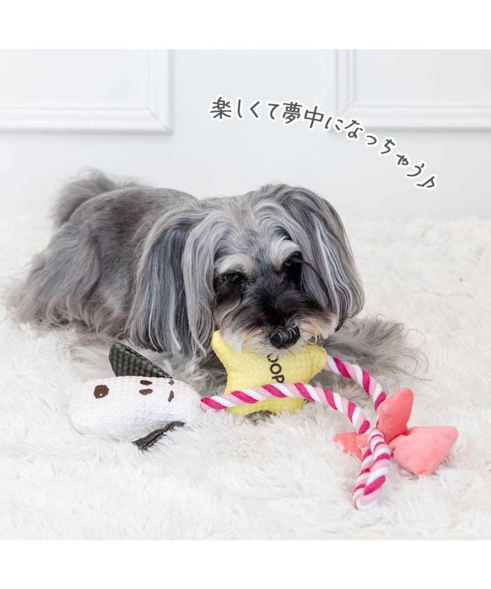 PET PARADISE スヌーピー リボン ロープ トイ 