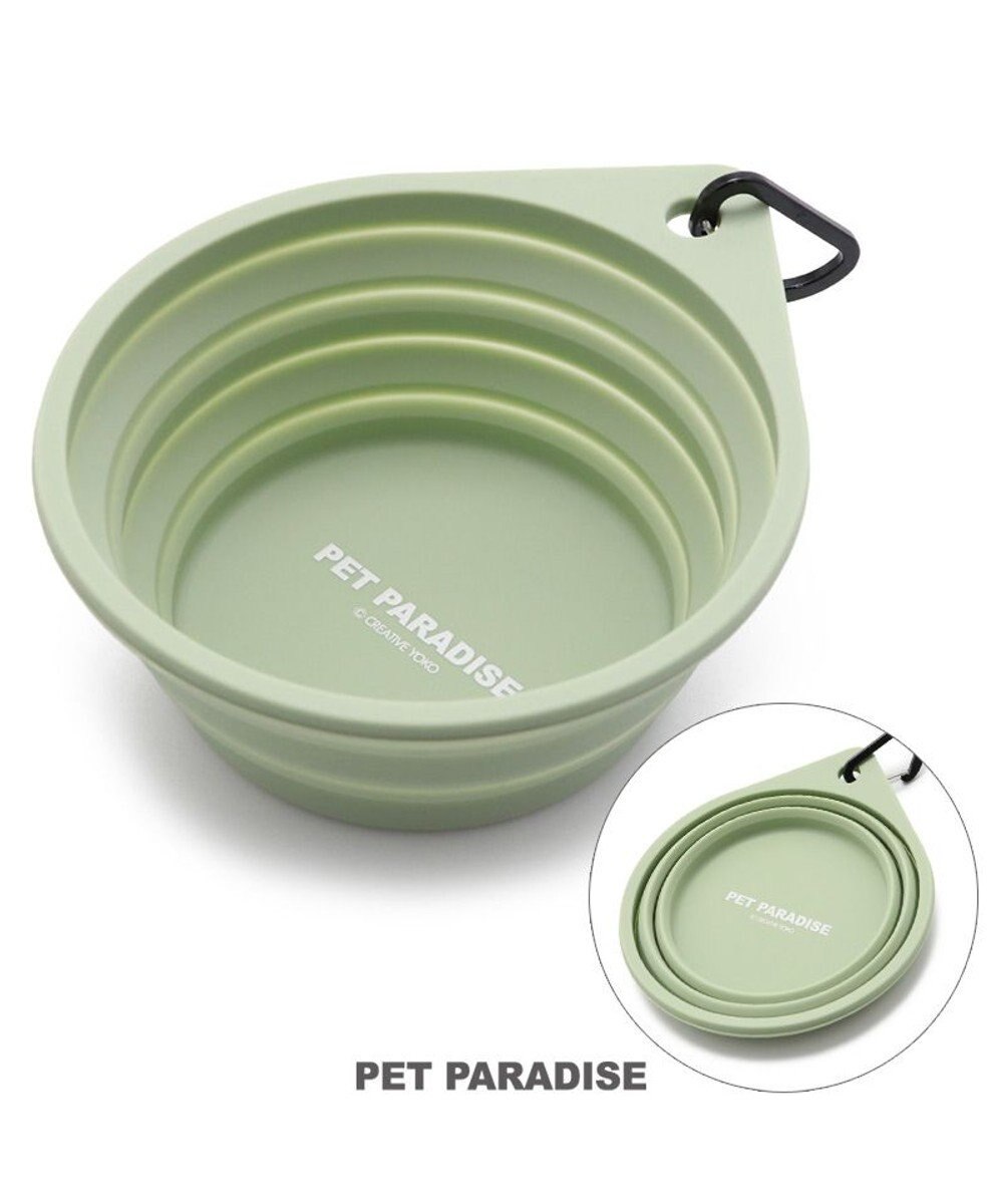 PET PARADISE ペットパラダイス シリコン折畳み フードボウル 