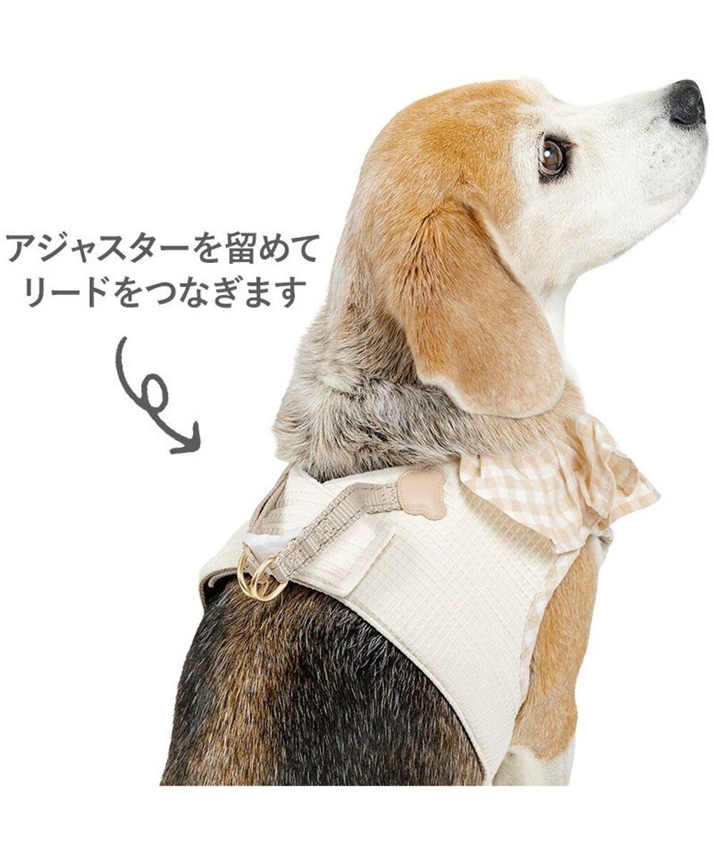 PET PARADISE ペットパラダイス くまちゃん ピエロ襟ベストハーネス ＳＭ 