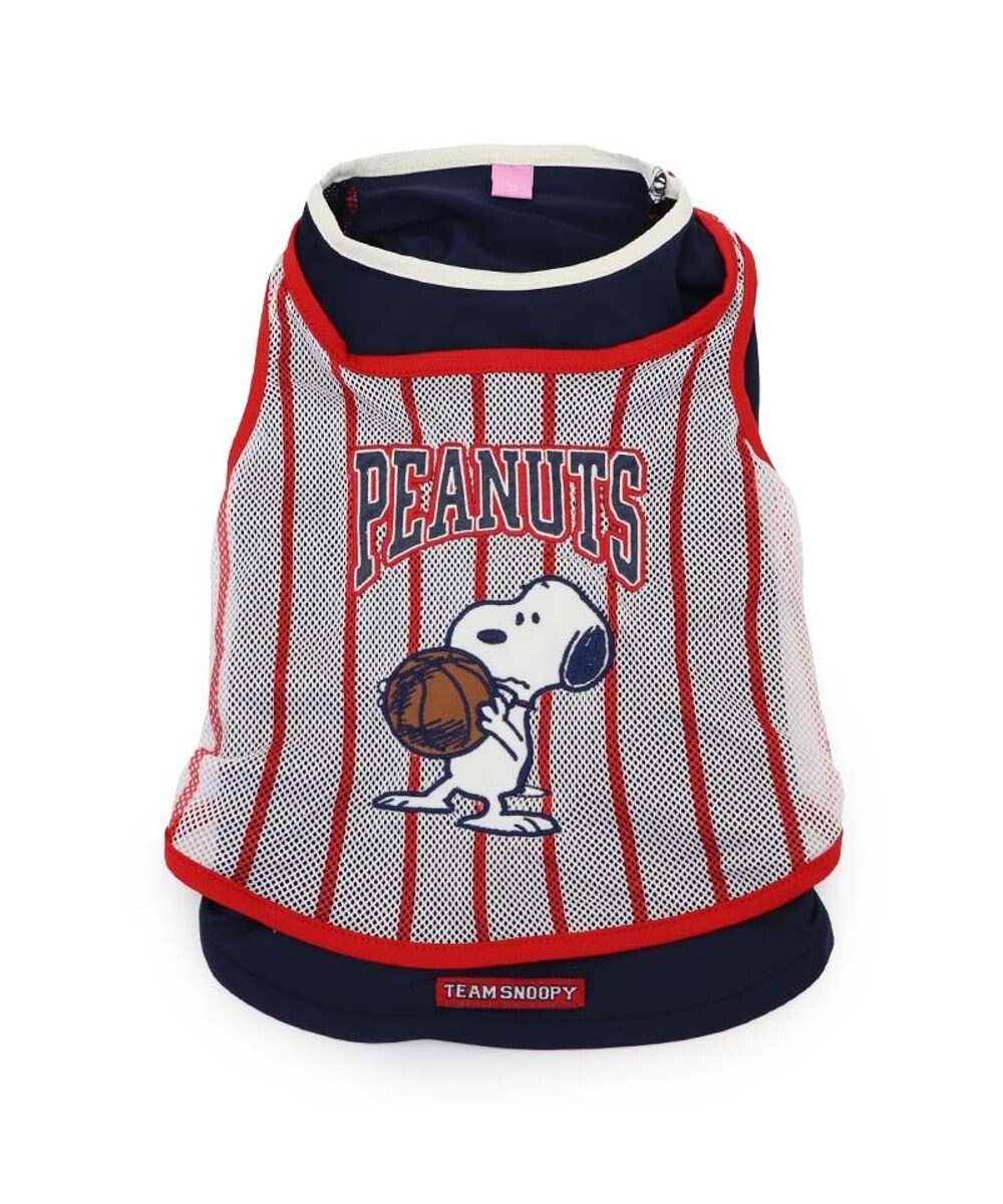 PET PARADISE スヌーピー ビブスＴシャツ 《ネイビー》 中型犬 