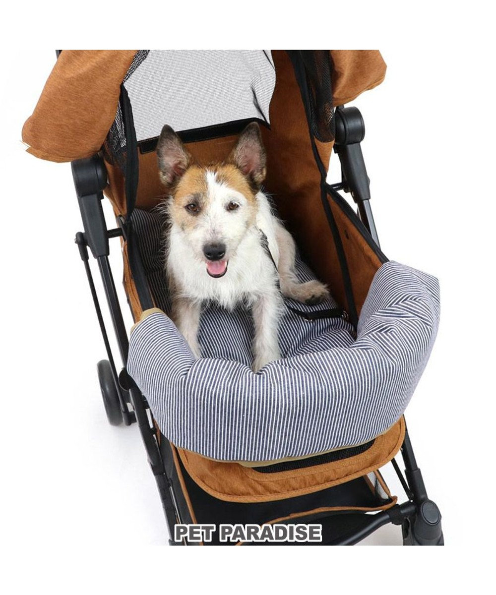 PET PARADISE 犬 カート クッション リバーシブル ヒッコリー 
